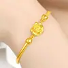 Pulsera de cuentas de oro de Vietnam y rosa chapada en oro Bianhua moda simple para mujer regalo para novia lote