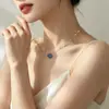 Collar de Cadena para Clavícula de Doble Capa con Perlas y Pedrería Fresco y Ultra Brillante, Dulce y Elegante, Temperamento Femenino, Moderno y Sencillo para Mujeres