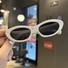Novos óculos de sol infantis com armação pequena e efeito olho de gato, moda europeia e americana, para desfile, compras, fotos, proteção UV, estilosos