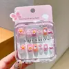Adesivos de Unha Infantis Unhas Vestíveis para Meninas Pequenas Adesivos de Unha Artística de Princesa Não Tóxicos e Inodoros Adesivos Fofos de Desenho Animado Unhas Removíveis