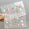 Adesivos de Transferência de Urso Batata Fofo, Urso de Desenho Animado Curativo 3D Transparente Adesivos Personalizados para Caderno