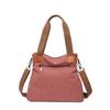 Bolso bandolera de lona para mujer, nuevo bolso de mujer 2023, portátil, de gran capacidad y combinable, bolso de hombro informal para mujer.