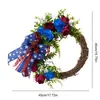 Guirlanda de Dia da Independência Americana da Amazon Transfronteiriça Pendurada na Porta Decoração de Feriado para Casa Adereços Decoração de Vitrine de Shopping Guirlanda