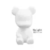 Decoração de Bolo Dia dos Namorados 2025 Urso Vela 520 Cartão Coração Amor Acrílico Decoração de Confeitaria Plug-in