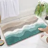 Alfombrillas Gruesas de Imitación Cachemir Transfronterizas para Piso de Baño, Alfombrillas Absorbentes de Dibujos Animados para Baño, Felpudos para Puerta de Entrada, Felpudos de Fácil Cuidado