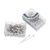 Alfileres de Colores para el Hogar Alfileres de Posicionamiento Alfileres de Costura para Fijar Set de Herramientas de Aguja con Perlas para Ropa Hecha a Mano