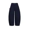 7625 High Street Estilo Japonés Unisex Vintage Diseño Estructural Resistente Pantalones Cargo Plegados Holgados para Hombre Corte Curvo