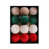 Bolas de Natal Populares da Amazon, Bolas de Natal Envoltas em Veludo 6cm/8cm Conjunto de Bolas para Decoração Pendente
