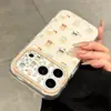 Funda linda de oso para teléfono Adecuada para Apple 16Promax Iphone17 Nicho 14 Doble Capa 13 Estuche Duro 12/11