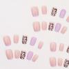 Comercio Exterior Pequeños Frescos Taro Morado Francés Aurora Brillo Mariposa Piezas de Manicura Chica Deseo Puro 30 Piezas Uñas Portátiles