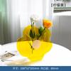 Florero Acrílico Colorido con Forma de Flor Forma Especial Arreglo Floral Casero Mesa de Centro Estilo Nórdico Simple Encimera de Sala de Estar Mesa de Café Decoración