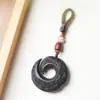 Estilo Étnico Sandalia de Sándalo Morado Retro Colgante de Alta Gama Collar Largo Accesorios Simples Literarios para Pareja