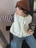 Chaleco Jacket de Otoño para Bebé Estilo Coreano Ropa para Niños 2026 Nueva Ropa de Otoño para Niños Conjunto de Sudadera Rayada para Niños