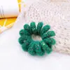 Celebridad de Internet Elástico Elegante para el Cabello Anillo de Pelo de Felpa para Mujer Simple Estilo Coreano Cuerda para Atar el Cabello Línea Telefónica Marubeni Adorno para la Cabeza