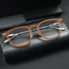 Monturas de Gafas de Lámina de Titanio Puro para Hombres y Mujeres, Monturas de Lámina de Titanio, Monturas de Gafas Personalizables para Graduación, Gama Alta y Elegantes para Miopía
