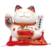 Adorno de gato de la suerte con la mano saludando para tiendas pequeñas, recepciones, decoración de sala de estar en casa, regalo de inauguración de casa