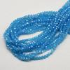 Cuentas de cristal de color AB plateado de 4 mm para joyería DIY accesorios de borla accesorios de ropa cuentas sueltas venta al por mayor directa