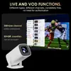 Proyector para Uso Doméstico Ultra Alta Definición P30Plus Transmisión en Vivo Gratuita en Línea Proyector Portátil Ultra Mini 4K para Uso Doméstico