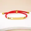 Materiales de Impresión a Color y Grabado Transfronterizos, Pequeños Regalos, Etiquetas Curvas, Pulseras Tejidas, Regalos Navideños Huecos con Forma de Corazón de Acero Inoxidable