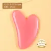Venta al por mayor del fabricante Resina Cera de Abejas Forma de Corazón Gua Sha Salón de Belleza Facial Gua Sha Herramienta Corporal Completa Gua Sha Masaje Herramienta Mágica