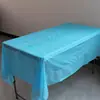 Fornecedor da Fabricante Toalha de Mesa Descartável para Festa Tecido Plástico PE Mesa de Sobremesa de Aniversário Toalha de Mesa Cor Pura 137*183cm