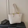 Bolsa Tote Simple de Gran Capacidad Transfronteriza, Bolso de Hombro de Color Sólido Retro de Gama Alta, Nuevo Bolso de Moda 2026 para Mujer