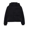 Para Comercio Exterior Transfronterizo Europeo y Americano Ropa de Mujer Aliexpress Más Vendido Invierno Simple Versátil Casual Chaqueta de Algodón con Capucha