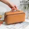 Bolsa de Tocador Multifuncional de Celebridad de Internet, Bolsa de Almohada de PU Engrosada, Bolsa Cosmética Portátil de Alto Valor para Viaje, Bolsa de Almacenamiento Portátil