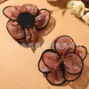 Hermosos Brillantes Elegantes Malla Lentejuelas Flor de Camelia Accesorios DIY Ropa Accesorios para el Cabello Broches Adornos Accesorios