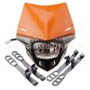 Faro LED naranja 12v 35W 2 luces indicadoras cubierta aprobada indicador halógeno carenado indicador