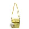 2025 Nuevo Bolso Cruzado Ligero Simple Moda Hilo Colorido Bolso Cruzado Pequeño Fresco de un Solo Hombro Moda Cruzado Elegante Moda Bolso de Mujer