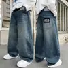 Pantalones de otoño para niños, estilo primavera y otoño, nueva colección 2026, pantalones vaqueros casuales, pantalones largos, diseño de pierna ancha, para niños mayores, modernos
