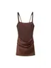 Para Artículo de Venta Caliente Exclusivo Transfronterizo Nuevo Estilo Primavera 2026 Elegante y Sexy Ajustado Sin Arrugas Vestido Corto