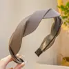 Aro de Cabelo para Mulheres Net Red Hemp Plaid Hair Bundle Pressão Cabelo Hoop Grampo de Cabelo Acessórios para o Cabelo Lavagem de Verão Rosto Alto Cranial Top Mostrando o Rosto Pequeno