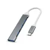 Hub Multi-Splitter Tipo C de 4 Portas Adaptador USB OTG para Xiaomi Lenovo MacBook 13 15 Air pro PC - Acessórios de Computador