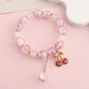 Pulsera de Joyería de Nuevo Estilo, Joyería de Cuentas de Cristal Estilo Coreano, Pareja, Estudiante, Pulsera Infantil, Joyería para Niñas al por Mayor