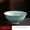 Caneca Master Forno Ru Cerâmica Rosa Rachada Pode Cultivar Flor Pétala Xícara de Chá Flor de Gelo Caneca de Degustação de Chá Gongfu Alto Valor de Aparência Lembrança