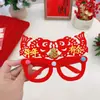 Diadema del Festival de Primavera de Año Nuevo Diadema del año del Dragón Fiesta anual festiva de Año Nuevo Accesorios para el cabello de Año Nuevo Pasador del Día de Año Nuevo Decoración de Feliz Año Nuevo