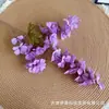 Jardín de Monet Flores Artificiales Bricolaje Decoración de Escena de Boda Arreglo de Habitación de Boda Exhibición de Ventana de Centro Comercial Serie Morada Flores Falsas