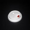 Xiaohongshu mismo estilo chino doble capa hueco bebida caliente café té con leche vaso de papel desechable comercial taza de té tapa con tapa