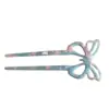 Pasador de Mariposa de Acetato Estilo Antiguo Hanfu Recogido Accesorio para el Cabello Diario Pasador Moderno Pasador Individual para Mujer Recogido Pasador Liso Inserto para el Cabello