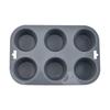 Molde de Silicona para Pastel con 6 Cavidades en Forma de Avión, Molde Redondo para Pastel de Seis Cavidades para Uso Doméstico, Herramienta para Hornear DIY