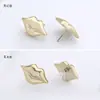 Pendientes y Clips para Orejas de Resina ABS con Diseño Único Estilo Europeo y Americano, Pendientes de Moda y Versátiles para el Trabajo y Citas, Elegantes Accesorios para Orejas