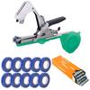 Seleção Premium de Conjunto de Dispositivo de Máquina de Amarrar Plantas com Fita de Amarração, Pregos e Ferramentas para Uso Doméstico - Ferramenta Mágica Universal Atacado Acessórios para Caixa de Jardim