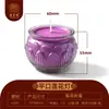 Lâmpadas de Manteiga com Boca Plana e Design de Lótus para Oferta a Buda, Sem Fumaça e Sem Cheiro, Lâmpadas Duradouras para Oferta Diante de Buda, Velas de Manteiga para Uso Doméstico