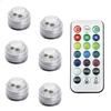 Luz de Vela com Botão Diamante 3LED Decoração de Aquário Luz Subaquática Temporizador Impermeável Controle Remoto Iluminação Iluminação Luz de Mergulho