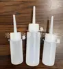 Garrafa plástica de bico longo e fino de fábrica 30ml garrafa plástica de bico fino cola garrafa plástica 60ml bico de aperto conveniente comprimento