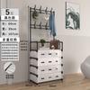 Zapatero sencillo multicapa para dormitorio, puerta de dormitorio, económico, a prueba de polvo, ahorra espacio.