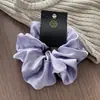 Anillo de Pelo Colorectal Premium Francés 13CM Nuevo 2025 Color Sólido Satín Anillo de Pelo Clásico Tocado Accesorios para el Cabello para Mujeres