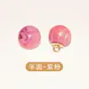 Botão de Resina para Botão de Contas Semicírculo Oval 12mm Estilo Chinês Dinastia Han Botão de Placa para Cheongsam de Fio de Nuvem Perfumada Botão Decorativo de Resina Natural